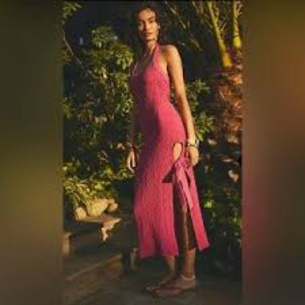 Free People x Revolve Sea Foam Midi Dress